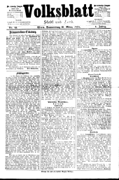 Volksblatt für Stadt und Land