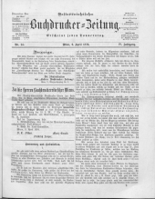 Buchdrucker-Zeitung