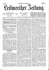 Leitmeritzer Zeitung