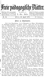 Freie Pädagogische Blätter