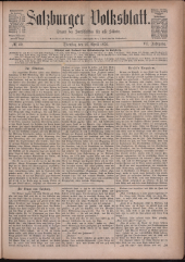 Salzburger Volksblatt: unabh. Tageszeitung f. Stadt u. Land Salzburg