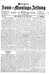 Wiener Sonn- und Montags-Zeitung