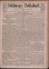 Salzburger Volksblatt: unabh. Tageszeitung f. Stadt u. Land Salzburg