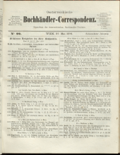 Oesterreichische Buchhändler-Correspondenz