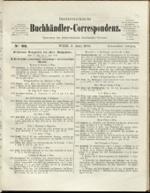 Oesterreichische Buchhändler-Correspondenz