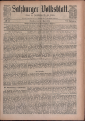 Salzburger Volksblatt: unabh. Tageszeitung f. Stadt u. Land Salzburg