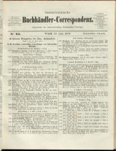 Oesterreichische Buchhändler-Correspondenz