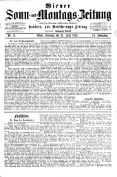 Wiener Sonn- und Montags-Zeitung