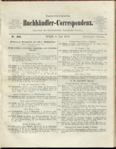 Oesterreichische Buchhändler-Correspondenz