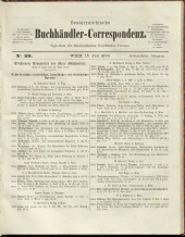 Oesterreichische Buchhändler-Correspondenz