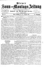 Wiener Sonn- und Montags-Zeitung