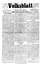 Volksblatt für Stadt und Land