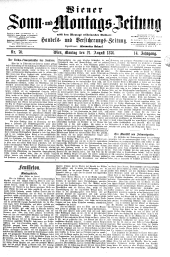 Wiener Sonn- und Montags-Zeitung