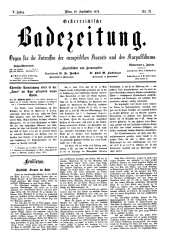 Österreichische Badezeitung