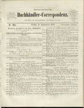 Oesterreichische Buchhändler-Correspondenz