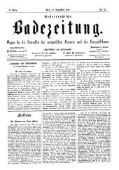 Österreichische Badezeitung