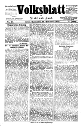 Volksblatt für Stadt und Land