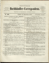 Oesterreichische Buchhändler-Correspondenz