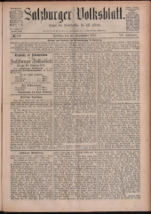 Salzburger Volksblatt: unabh. Tageszeitung f. Stadt u. Land Salzburg