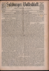 Salzburger Volksblatt: unabh. Tageszeitung f. Stadt u. Land Salzburg