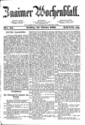 Znaimer Wochenblatt