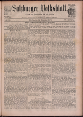 Salzburger Volksblatt: unabh. Tageszeitung f. Stadt u. Land Salzburg