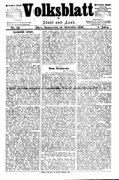 Volksblatt für Stadt und Land