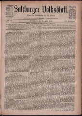 Salzburger Volksblatt: unabh. Tageszeitung f. Stadt u. Land Salzburg