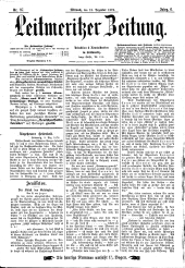 Leitmeritzer Zeitung