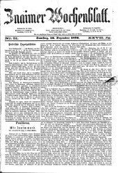 Znaimer Wochenblatt