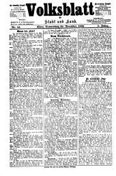 Volksblatt für Stadt und Land
