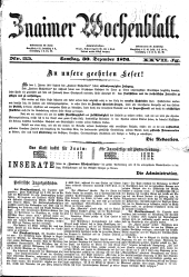 Znaimer Wochenblatt