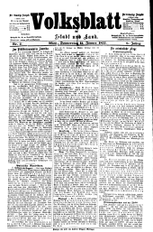 Volksblatt für Stadt und Land