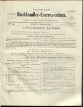 Oesterreichische Buchhändler-Correspondenz