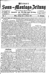 Wiener Sonn- und Montags-Zeitung