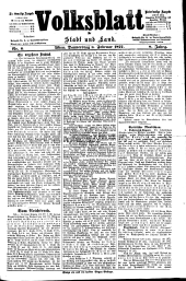 Volksblatt für Stadt und Land