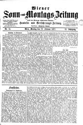 Wiener Sonn- und Montags-Zeitung