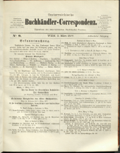 Oesterreichische Buchhändler-Correspondenz