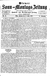 Wiener Sonn- und Montags-Zeitung
