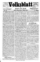 Volksblatt für Stadt und Land