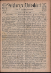Salzburger Volksblatt: unabh. Tageszeitung f. Stadt u. Land Salzburg