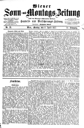 Wiener Sonn- und Montags-Zeitung