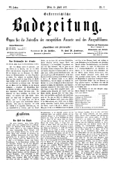 Österreichische Badezeitung