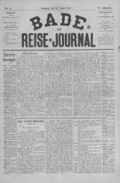 Bade- und Reise-Journal