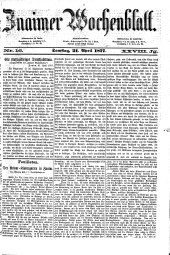 Znaimer Wochenblatt
