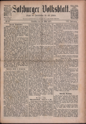 Salzburger Volksblatt: unabh. Tageszeitung f. Stadt u. Land Salzburg