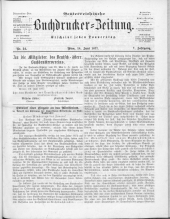 Buchdrucker-Zeitung