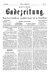 Österreichische Badezeitung