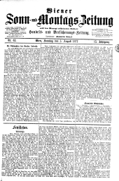 Wiener Sonn- und Montags-Zeitung