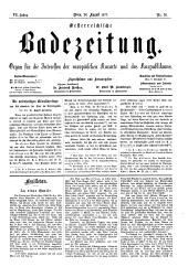 Österreichische Badezeitung